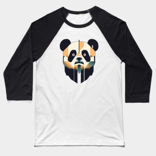 Cute shock panda | Black, orange, and blue Baseball T-Shirt